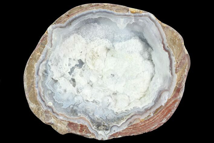 Crystal Filled Dugway Geode (Polished Half) #121658